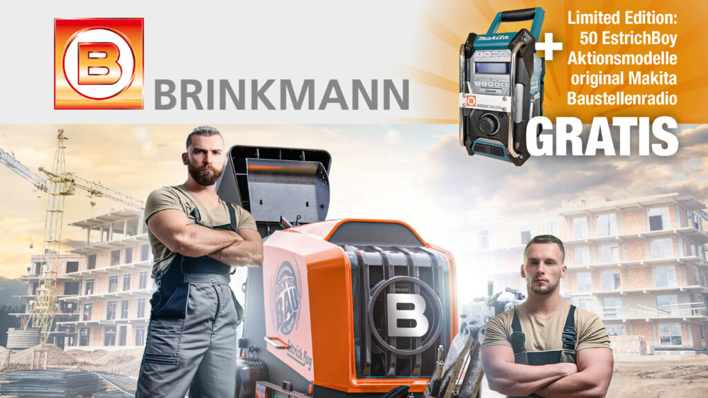 „ROCK‘ DEN BAU“ – Der EstrichBoy DC 260 im limitierten Aktionspaket zur BAUMA 2025