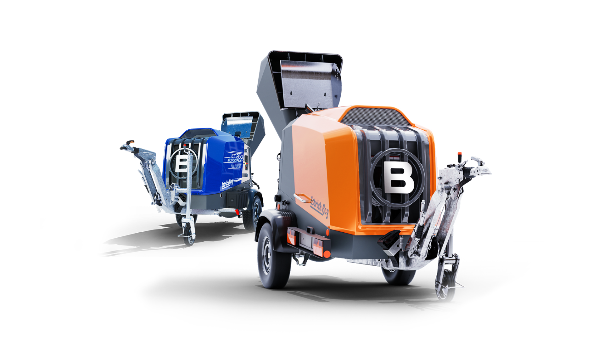 Transporteurs-Malaxeurs de chape traditionnelle